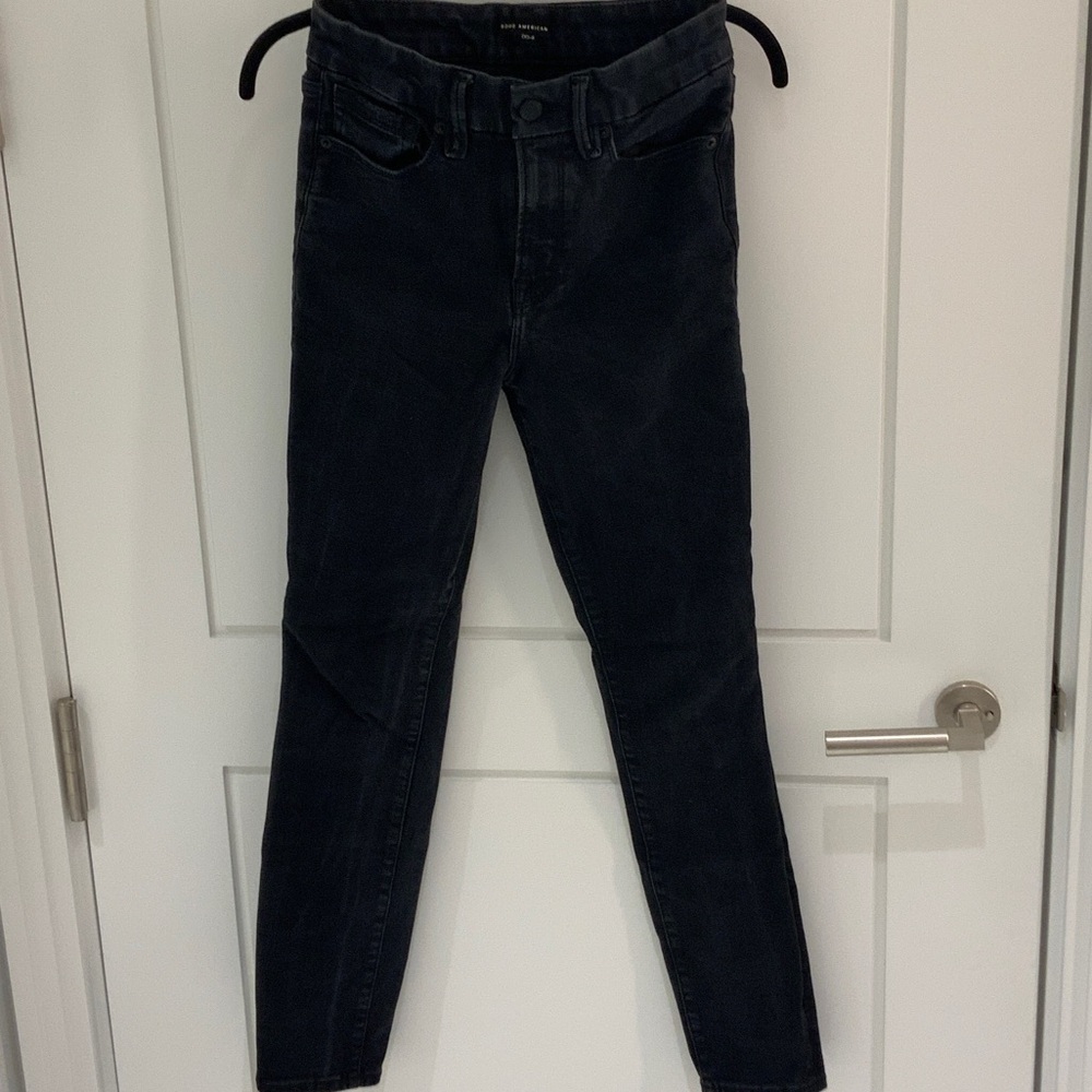 Good American Black Skinny Jeans
